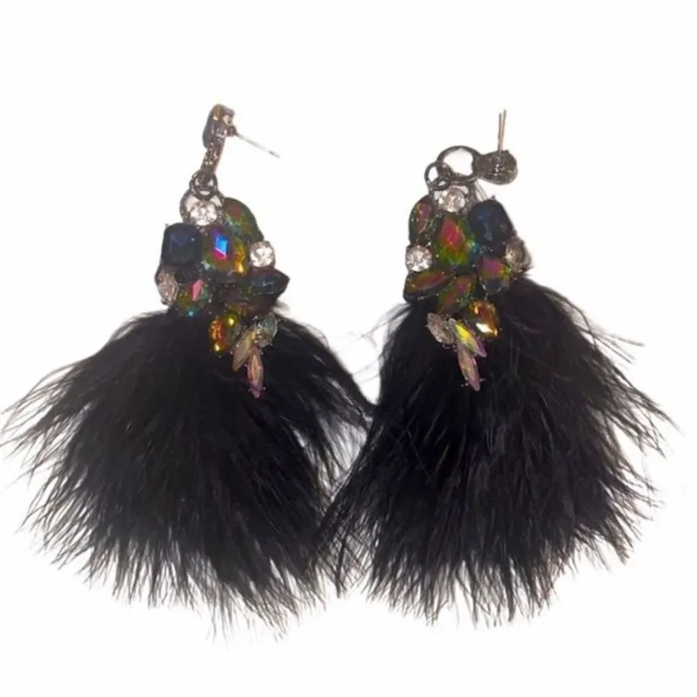 Allie Beads fur earrings